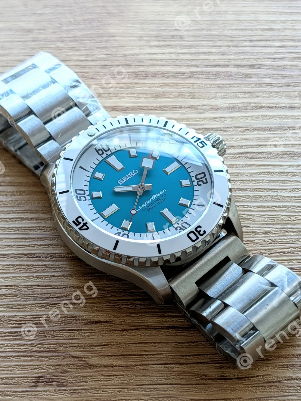 44mm Seiko Automatic Mod Men's Diver Watch Sapphire Ceramic Bezel